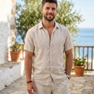 Linen Blend Summer Shirt
