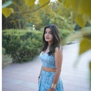 Sky Blue Paisley Co-Ord Set