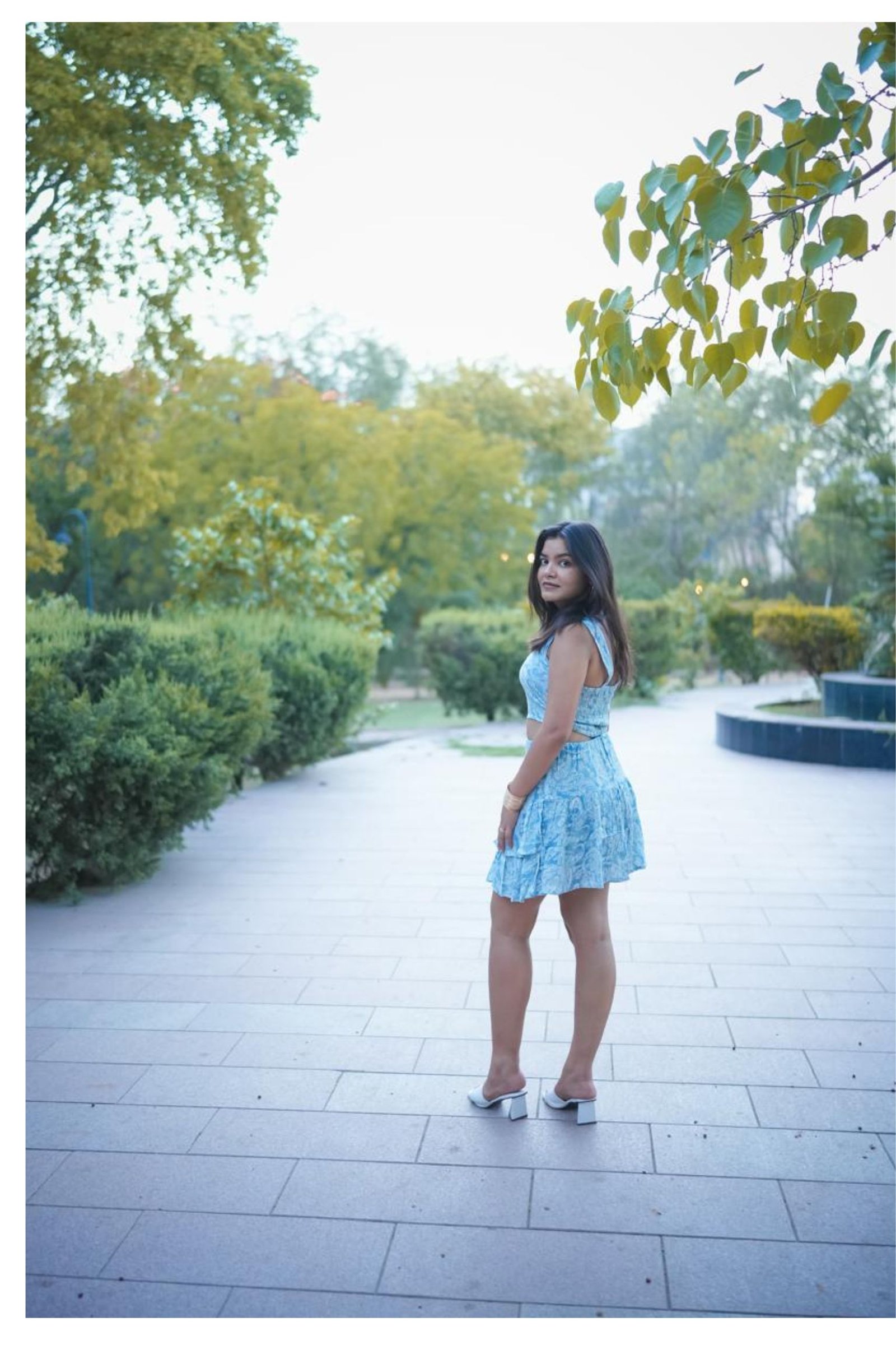 Sky Blue Paisley Co-Ord Set - Image 4