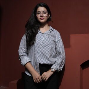 Classic Blue Stripe Cotton Shirt