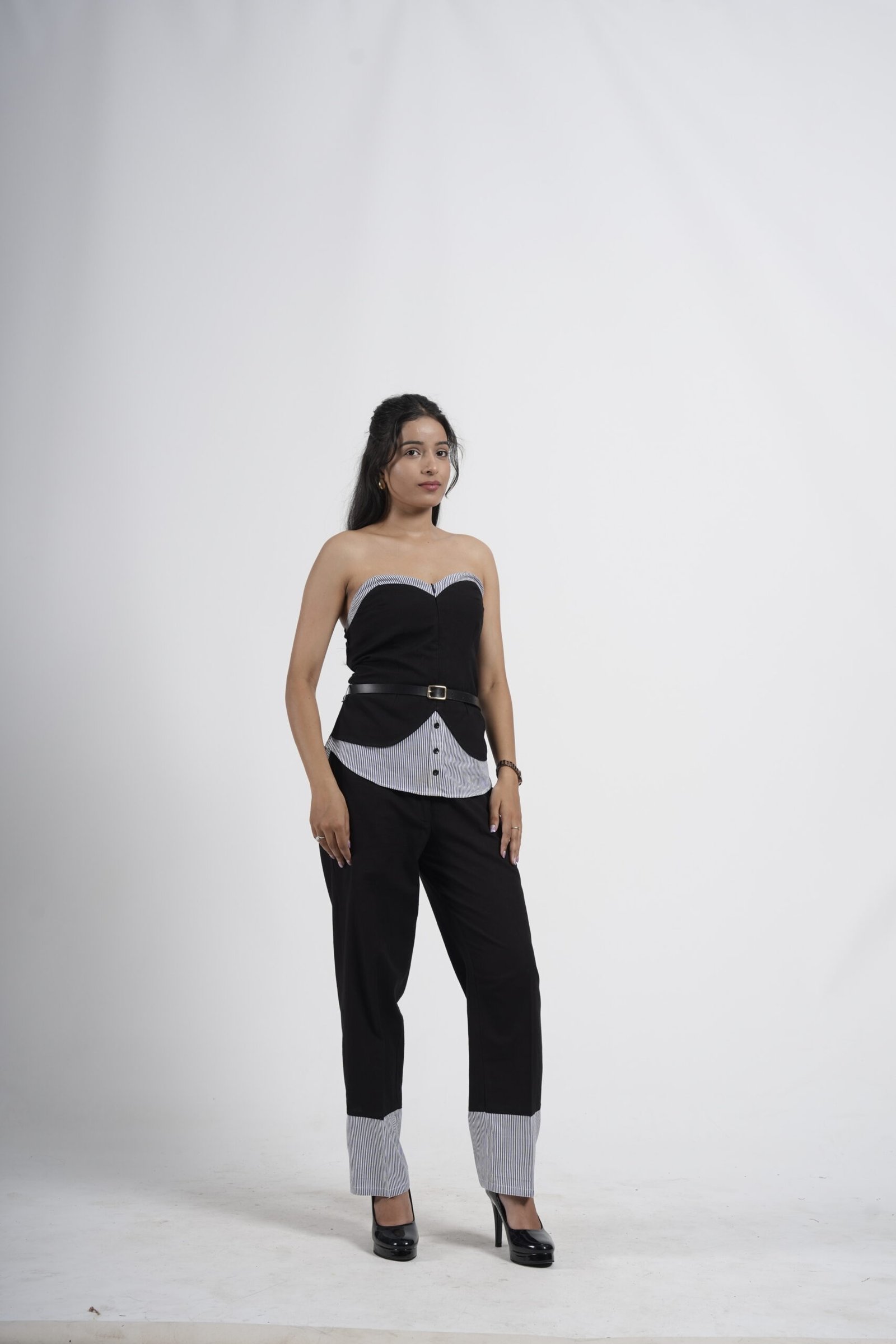 Black Contrast Co-Ord Set - Image 7