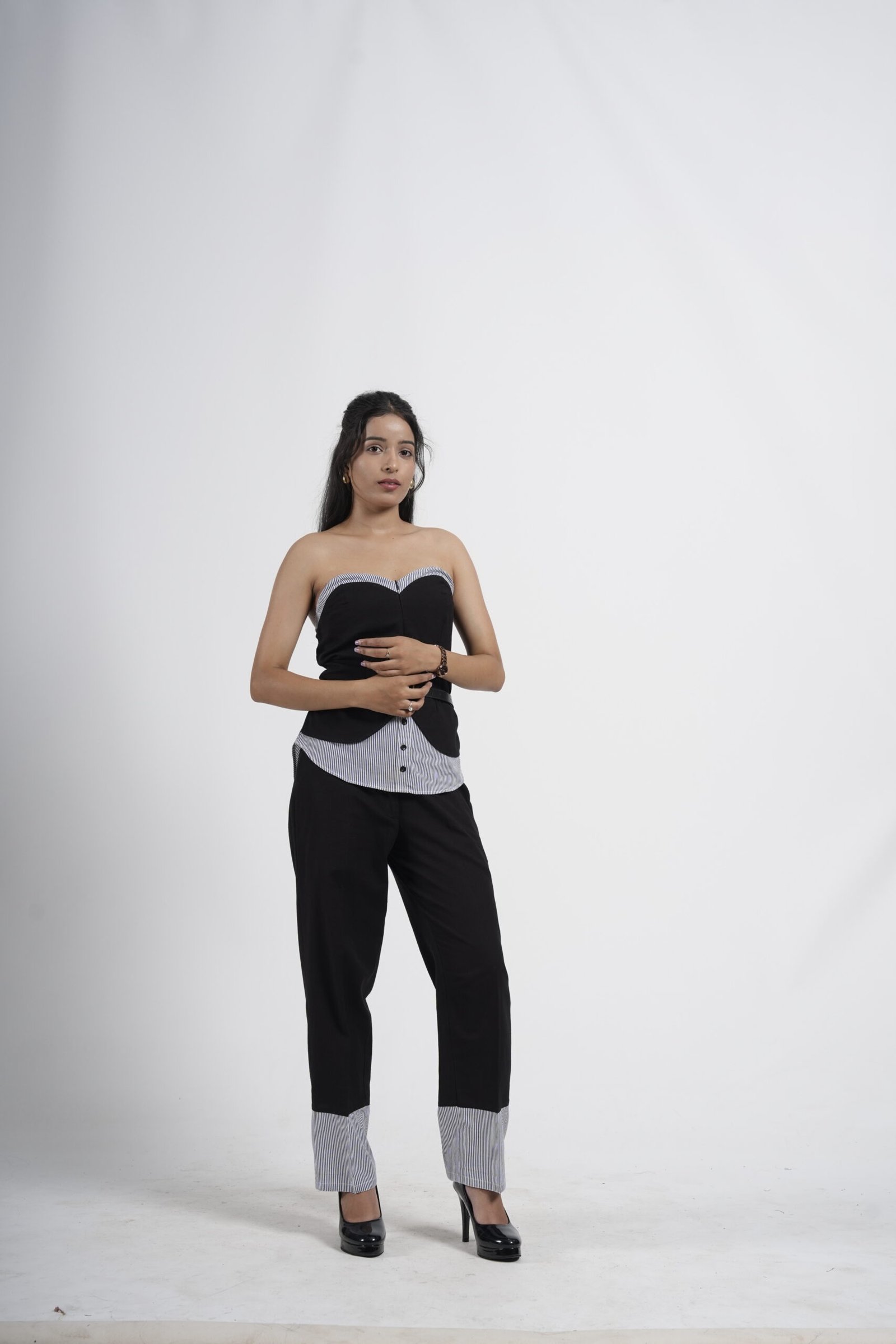 Black Contrast Co-Ord Set - Image 4