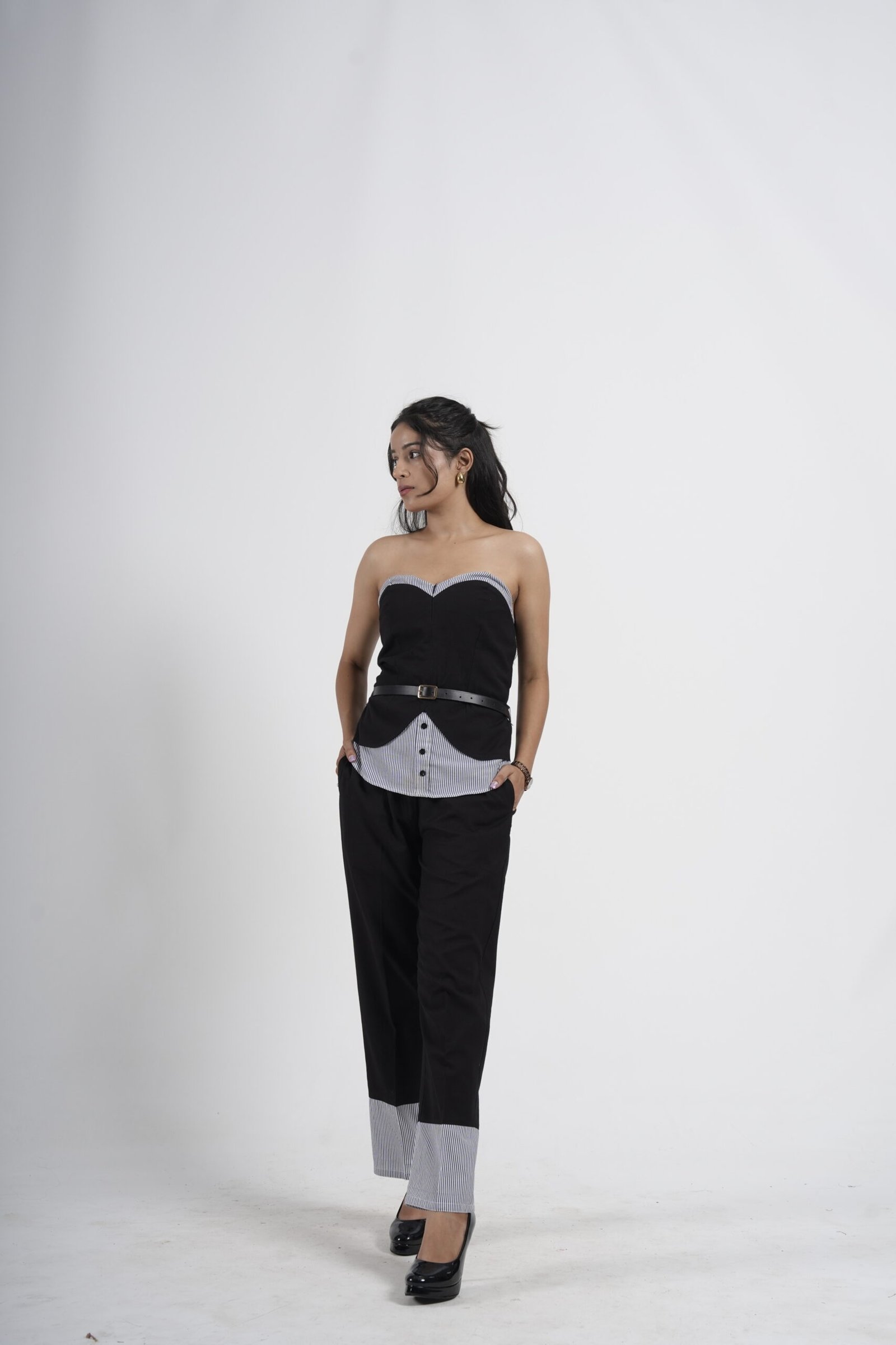 Black Contrast Co-Ord Set - Image 5