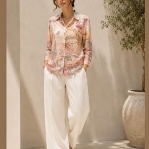 Marble Print Women's Shirt